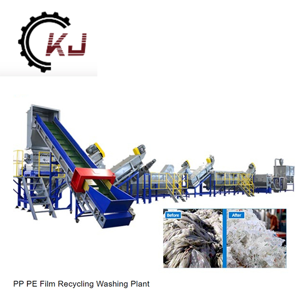 Polyethylen-Kunststoff-Recycling-Maschinenlinie